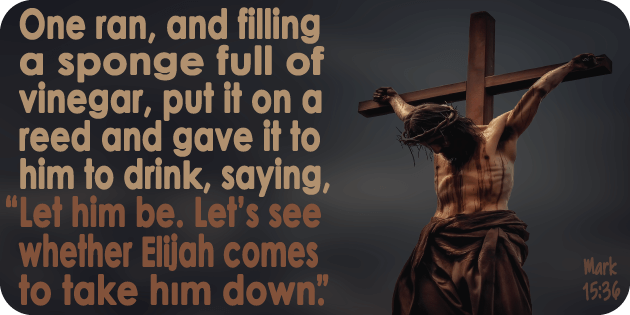 Mark 15 36