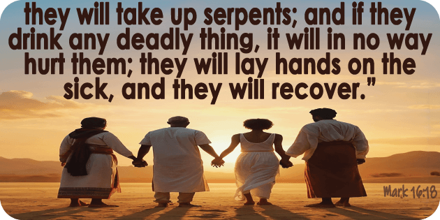 Mark 16 18