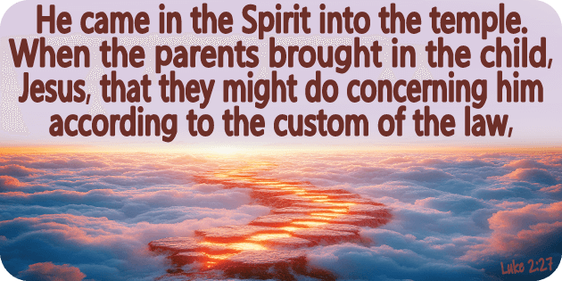 Luke 2 27