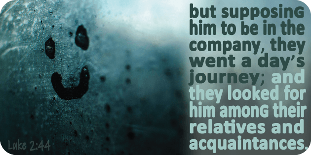 Luke 2 44