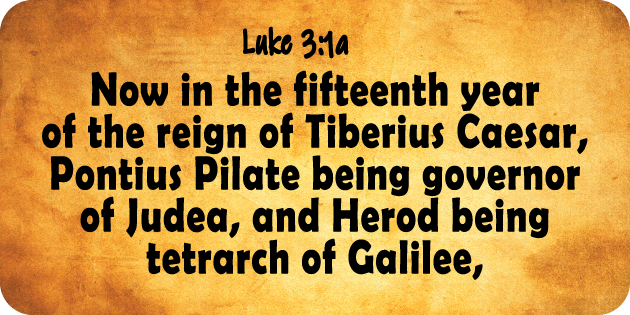 Luke 3 1a