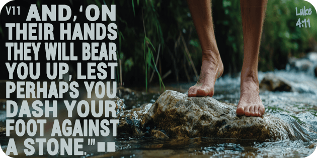 Luke 4 11