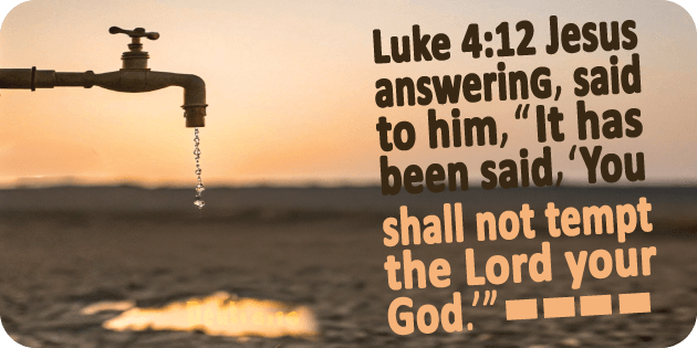 Luke 4 12