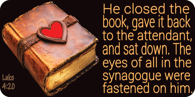 Luke 4 20