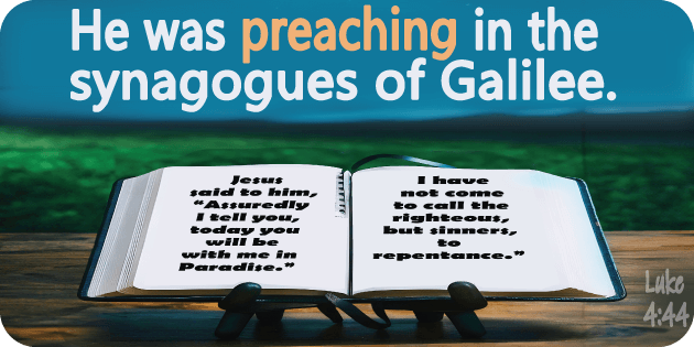 Luke 4 44