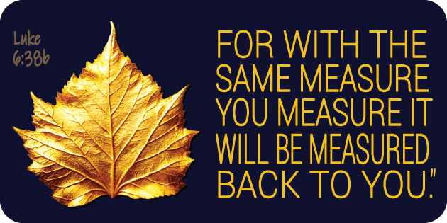 Luke 6 38b