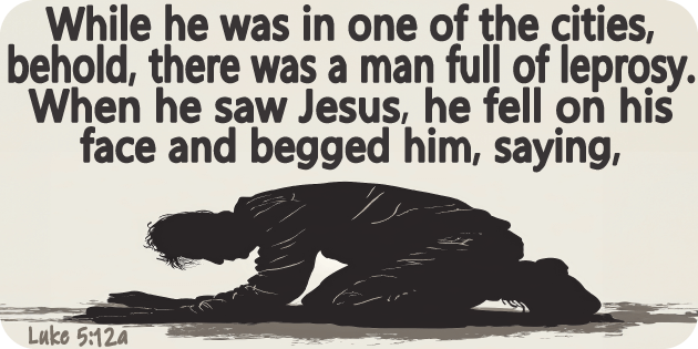 luke 5 12a