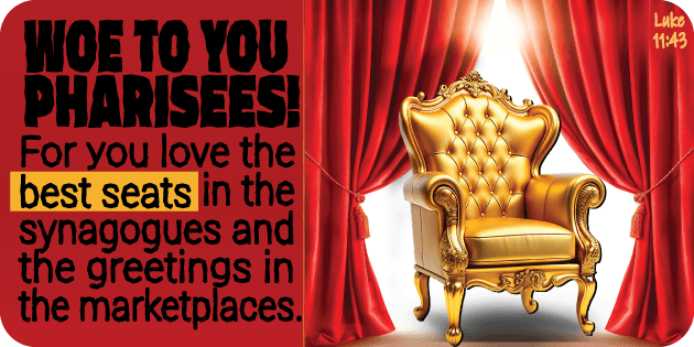 Luke 11 43 Luke 11 43