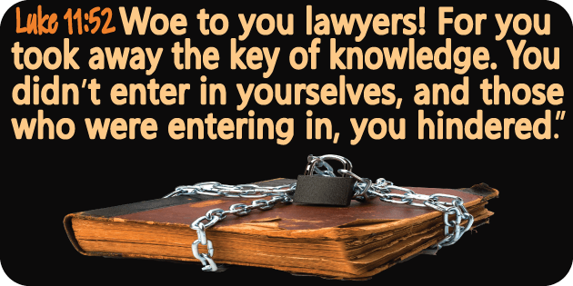 Luke 11 52 Luke 11 52
