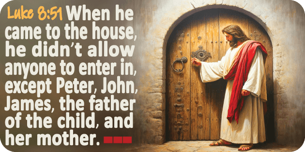Luke 8 51