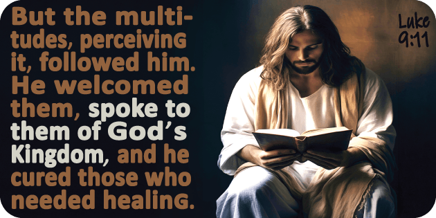 Luke 9 11