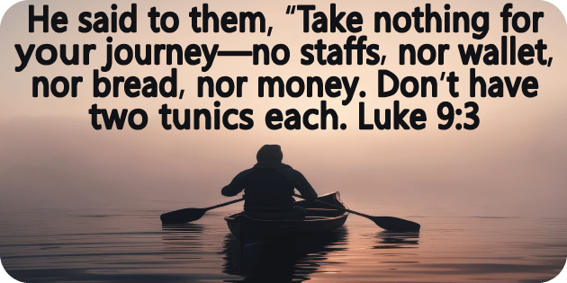 Luke 9 3