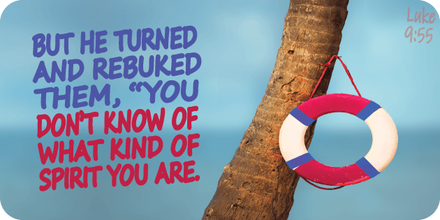 Luke 9 55
