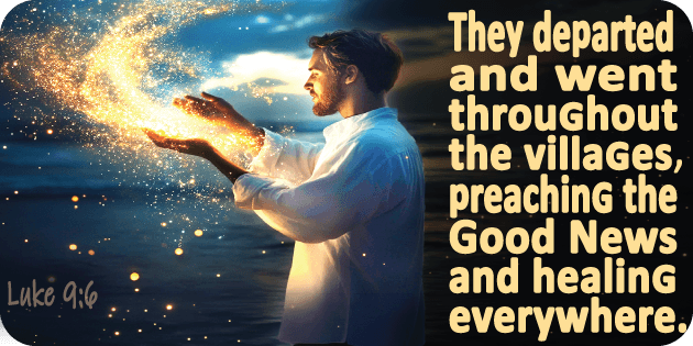 Luke 9 6