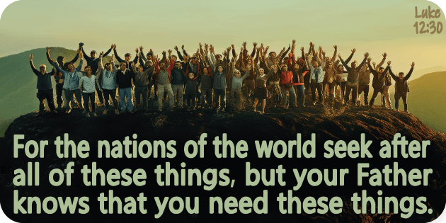 Luke 12 30