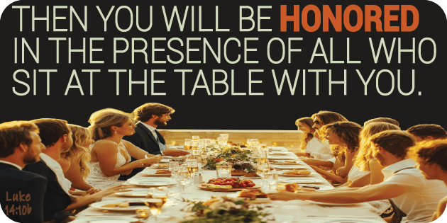 Luke 14 10b