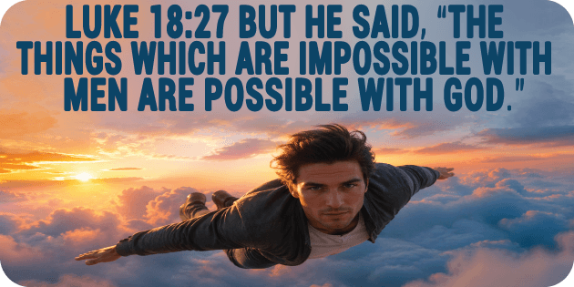 Luke 18 27
