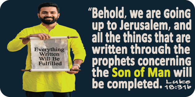 Luke 18 31b