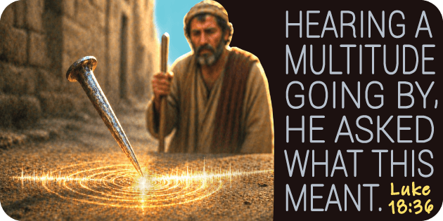 Luke 18 36