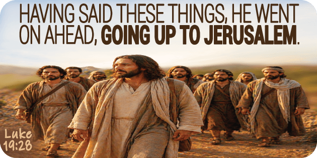 Luke 19 28
