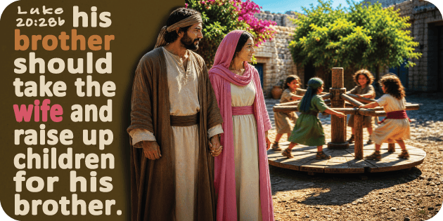 Luke 20 28b