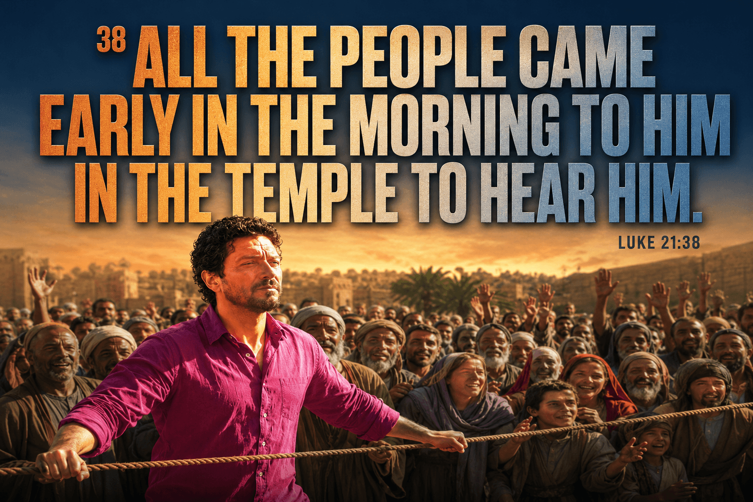 Luke 21 38