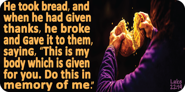 Luke 22 19