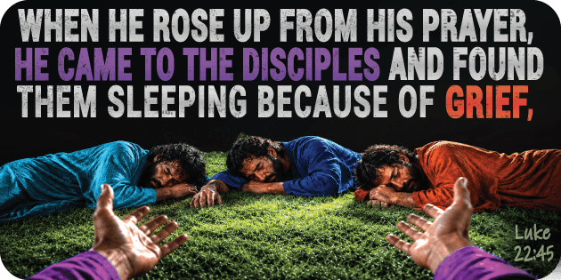 Luke 22 45