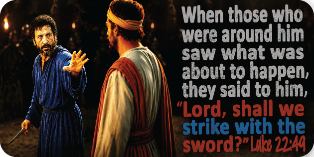 Luke 22 49