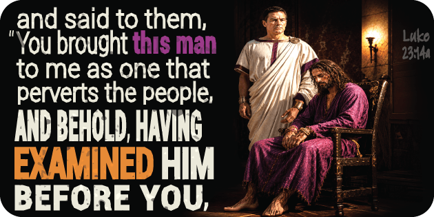 Luke 23 14a