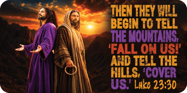 Luke 23 30