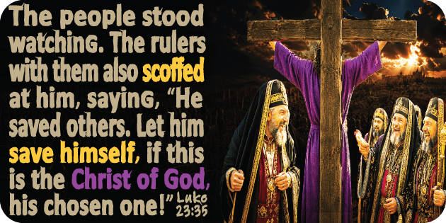 Luke 23 35