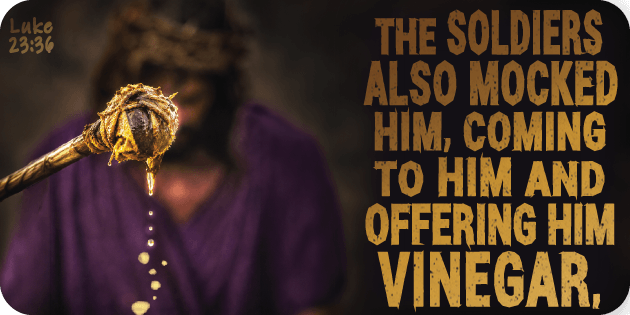 Luke 23 36
