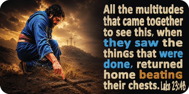 Luke 23 48