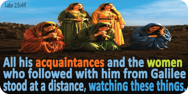 Luke 23 49