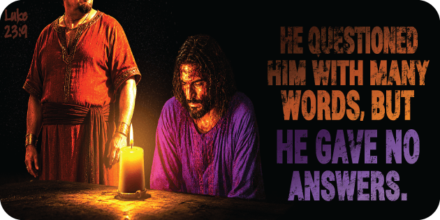 Luke 23 9