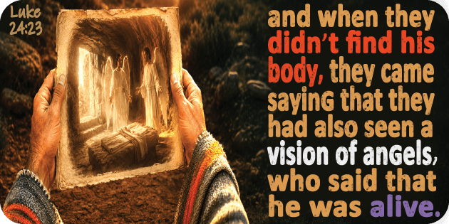 Luke 24 23