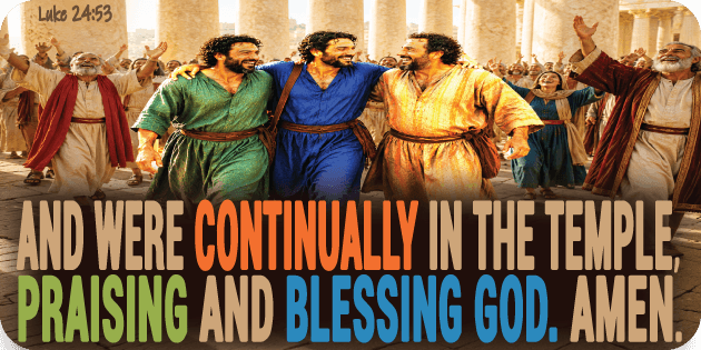 Luke 24 53