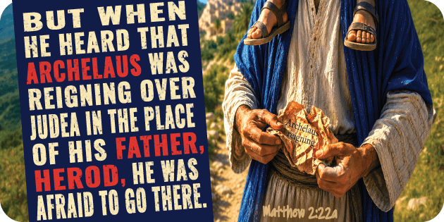 Matthew 2 22a