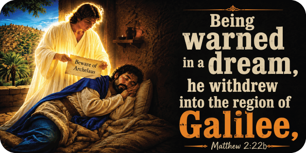 Matthew 2 22b