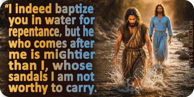 Matthew 3 11a