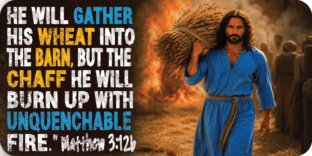 Matthew 3 12b