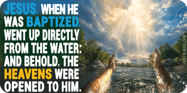 Matthew 3 16a