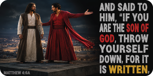Matthew 4 6a Matthew 4 6a