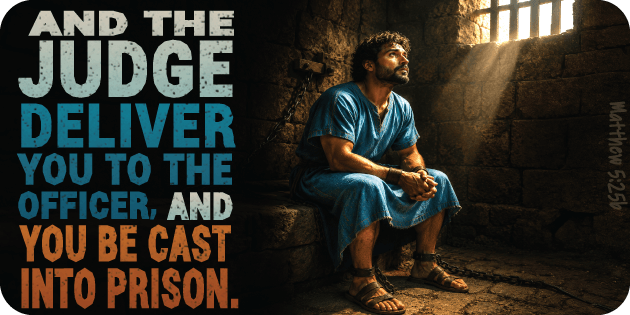 Matthew 5 25b