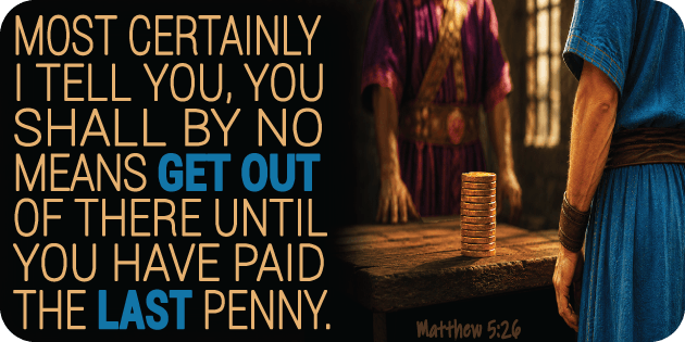Matthew 5 26