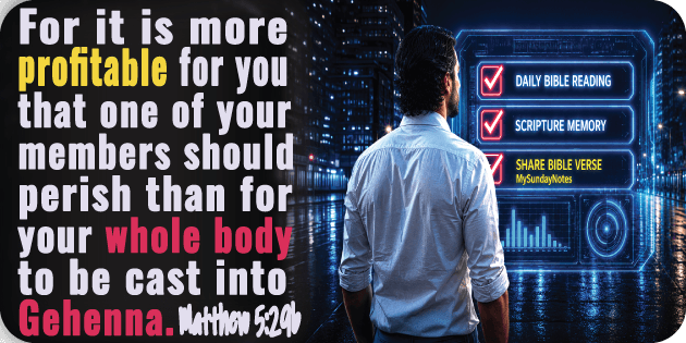 Matthew 5 29b