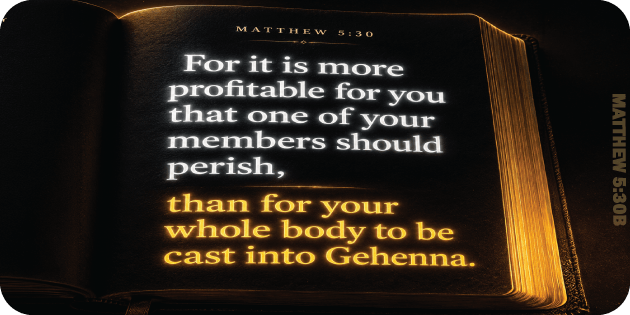 Matthew 5 30b