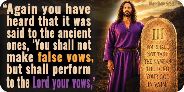 Matthew 5 33