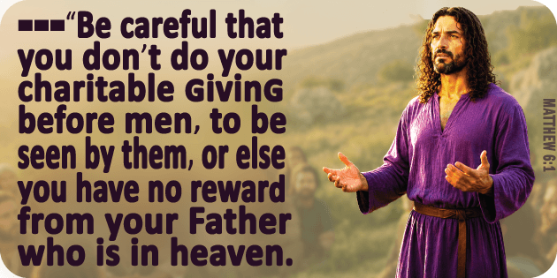 Matthew 6 1